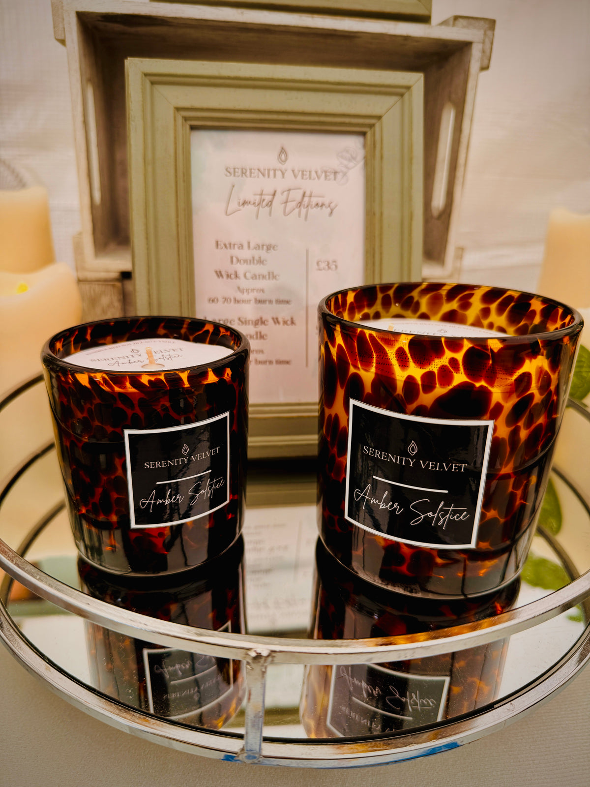 Amber Solstice XL Double Wick Candle