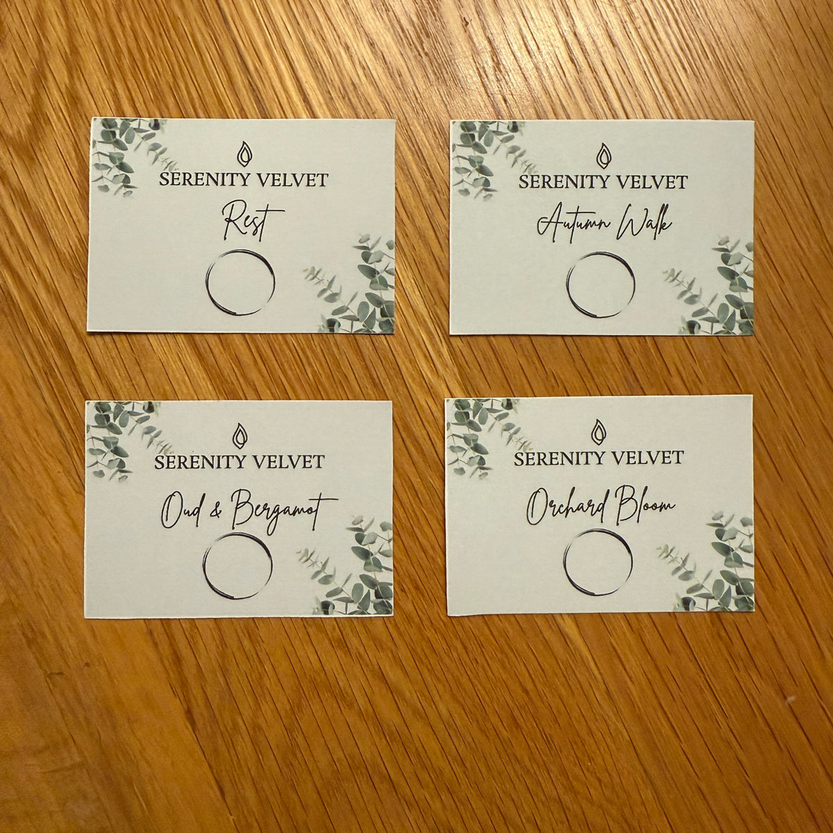 Noir Berry Scent card